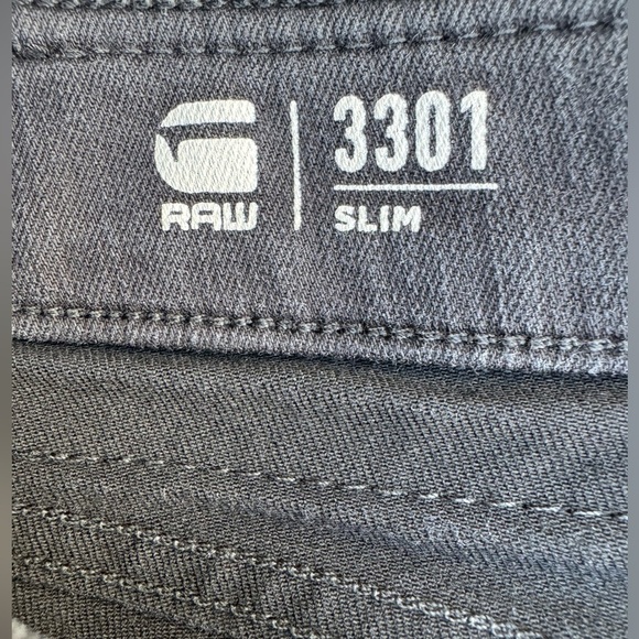 G-Star Raw Men’s Jeans 3301 slim sz 31x30 - Picture 3 of 5